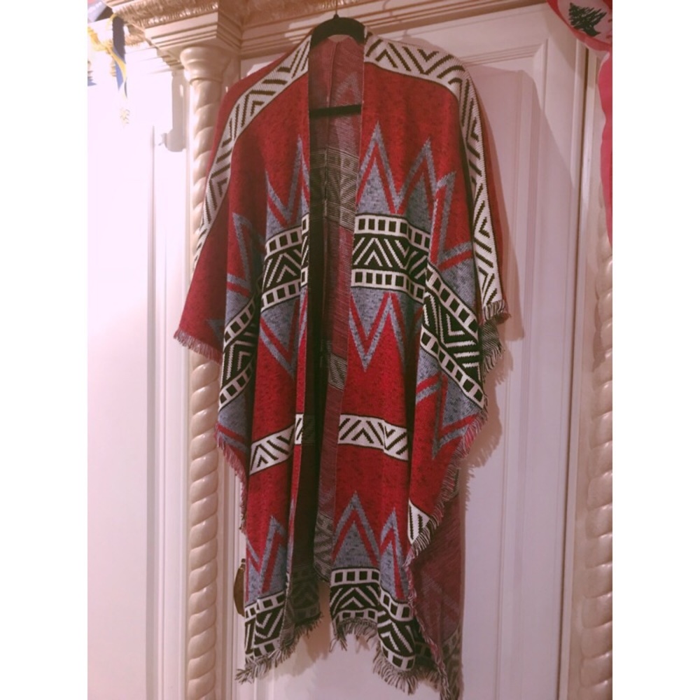 Patterned Cardi Drape